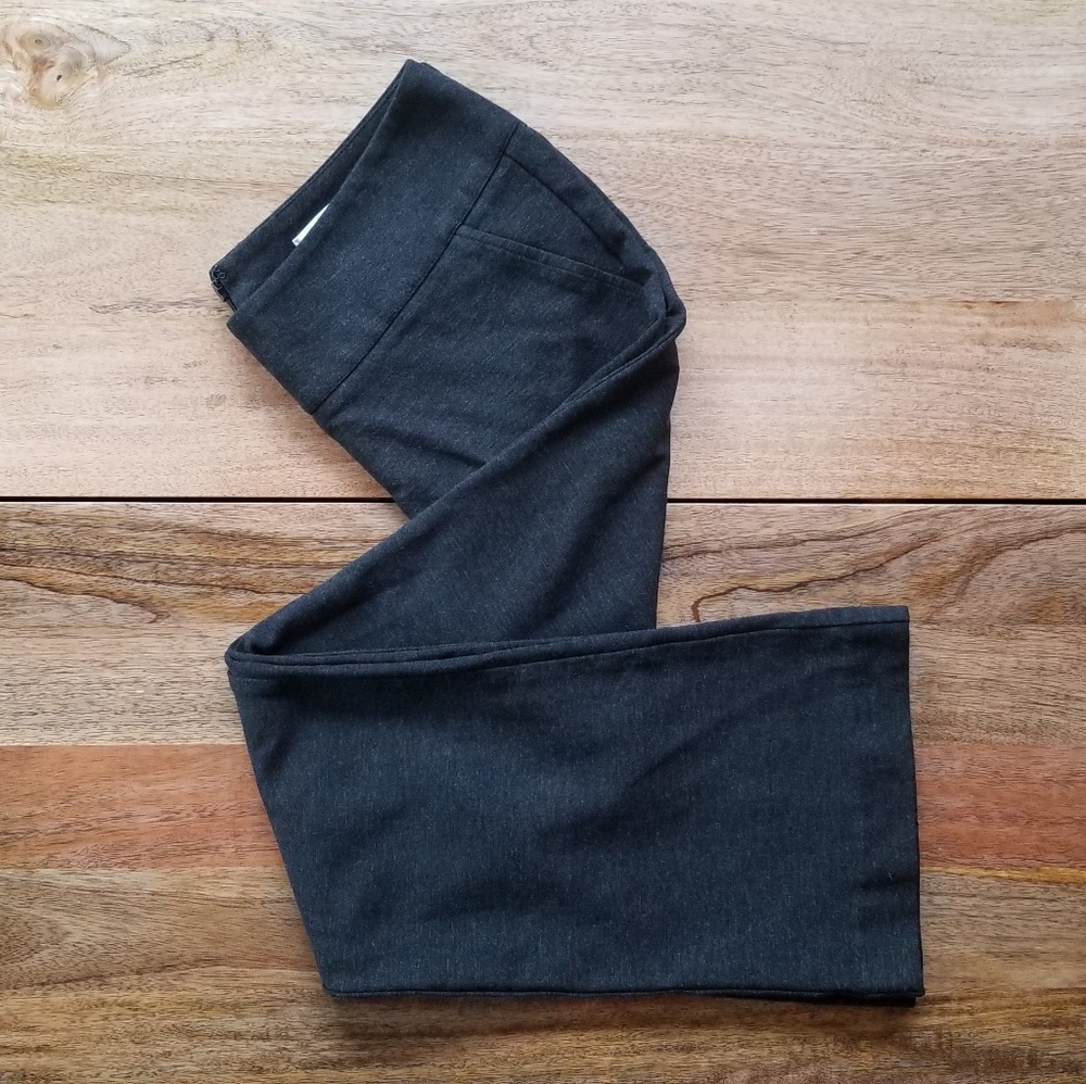 CAbi Style 542R Charcoal Knit Flare Trouser